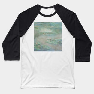 Waterlilies - Claude Monet Baseball T-Shirt